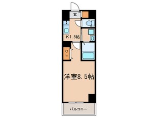 リシュドール名駅南の物件間取画像